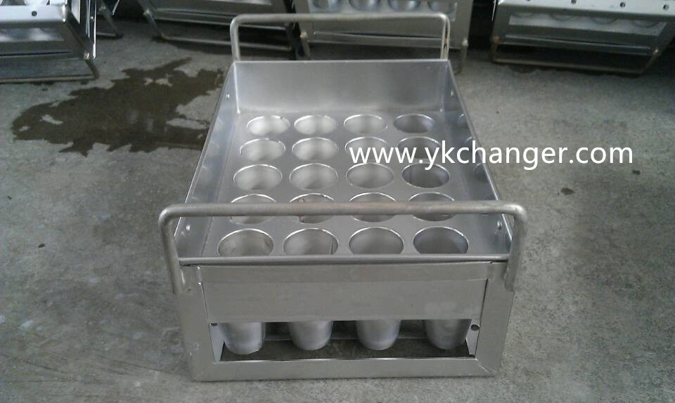 Kulfi ice lolly moulds ice cream moulds basket stainless steel 4x6 indian type manual mold