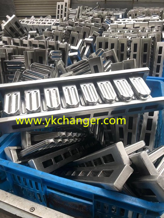 Customized Oval Type Stick Ice Cream Machine Mold strips 8Lane combined ice molds lines industrial use